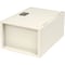 Global Industrial Assembled Wall Storage Cabinet, 18W x 12D x 26H, White 269875WH - alternate 2